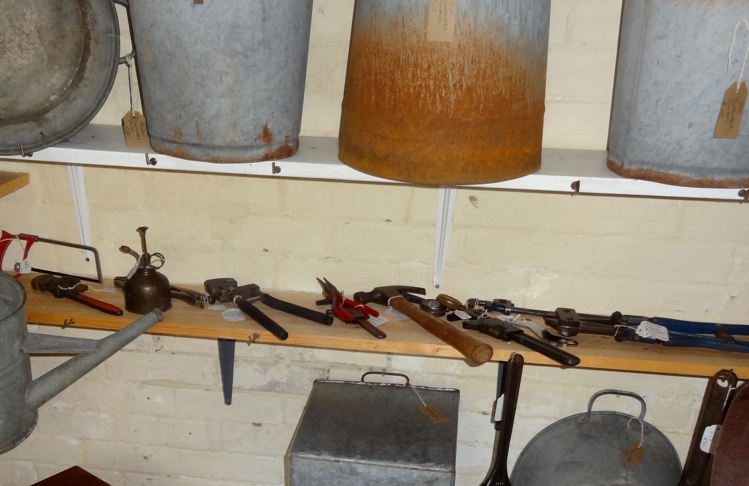 tools vintage metalware